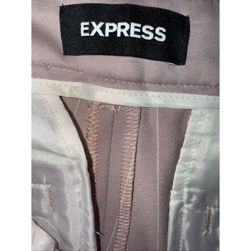 Express Editor Barely Boot Low Rise Pink & White … - image 7